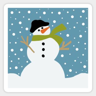 Cute snowman Sticker